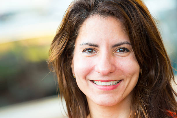 istock Smiling mature hispanic woman 499084939
