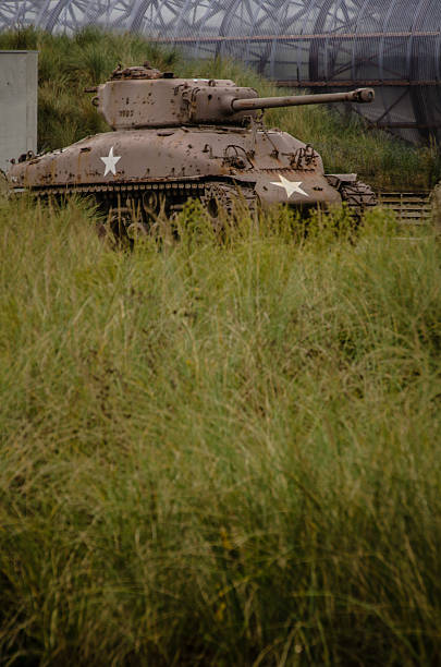 american tank - tank normandy world war ii utah beach zdjęcia i obrazy z banku zdjęć