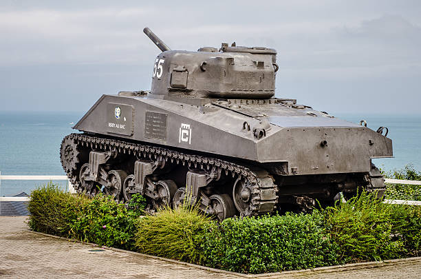 american tank - tank normandy world war ii utah beach zdjęcia i obrazy z banku zdjęć