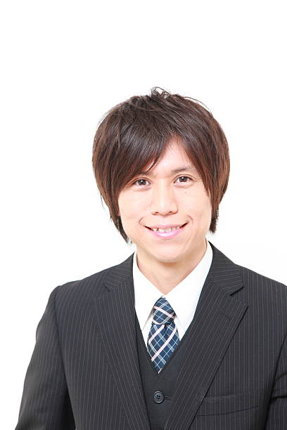 istock Japanese businessman smiles 499086289