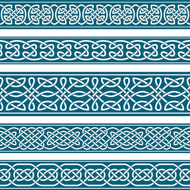 Vector illustration of The Frames of medieval style