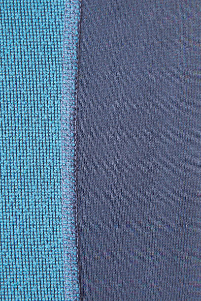 istock Close up of light and dark blue fabric 499087462