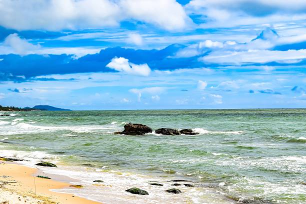 istock beautiful beach and tropical sea 499094398