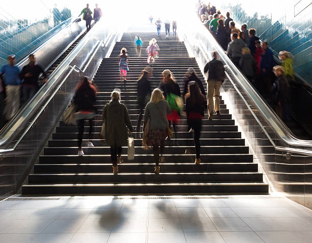 istock Stairs in the metro citiy 499095003