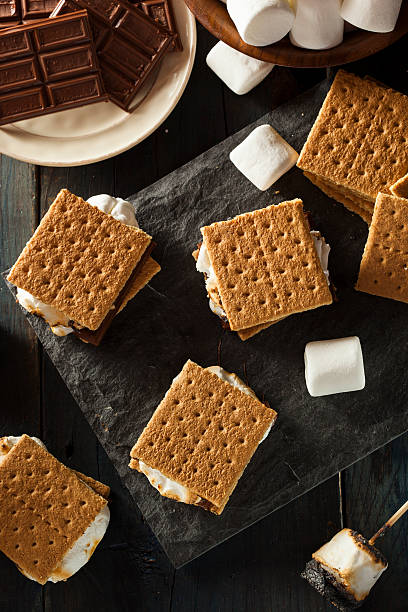 istock S'mores with Marshmallows Chocolate and Graham Crackers 499096935