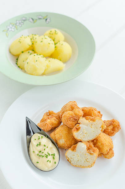 istock Fried cauliflower with homemade mayonnaise 499097171