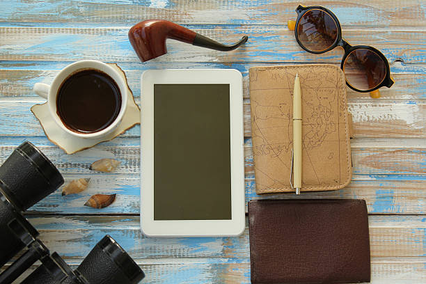 istock Creative travel and business background 499097928
