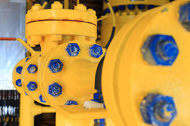 istock Check valve in a production facility to control flow direction 499099140