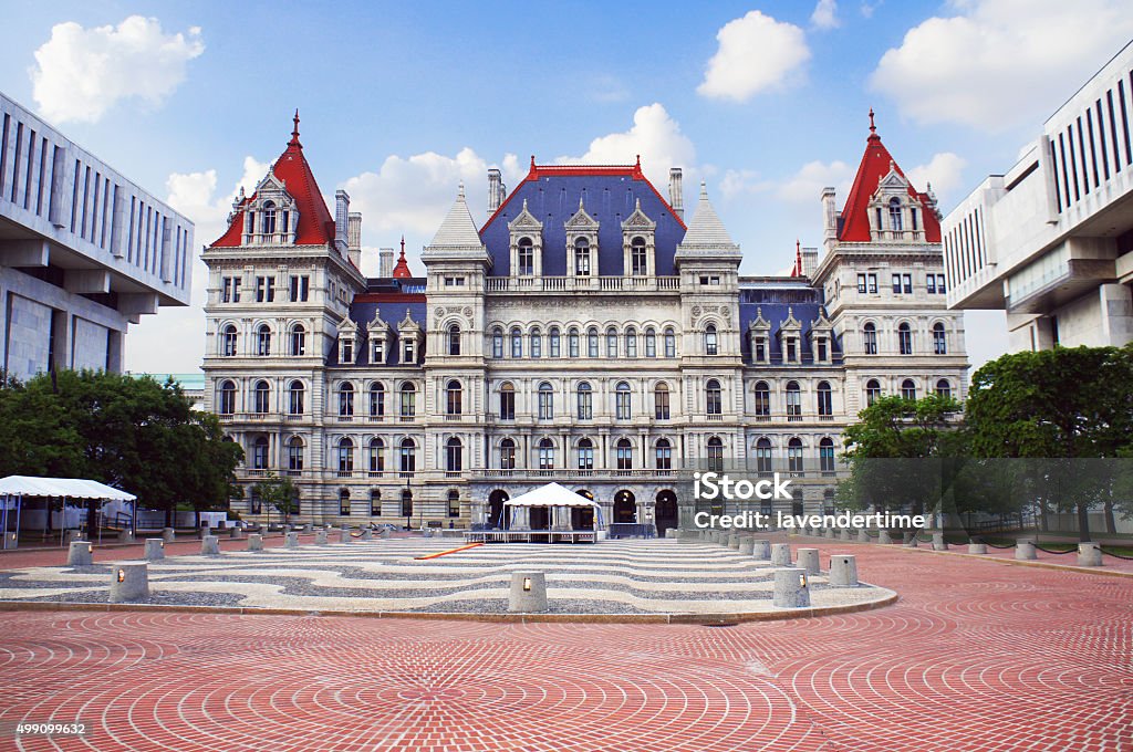 New York State Capitol in Albany New York State Capitol in Albany, New York state capital, USA. Albany - New York State Stock Photo