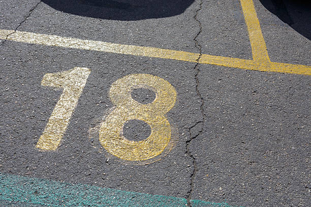 Number Eighteen Parking Slot