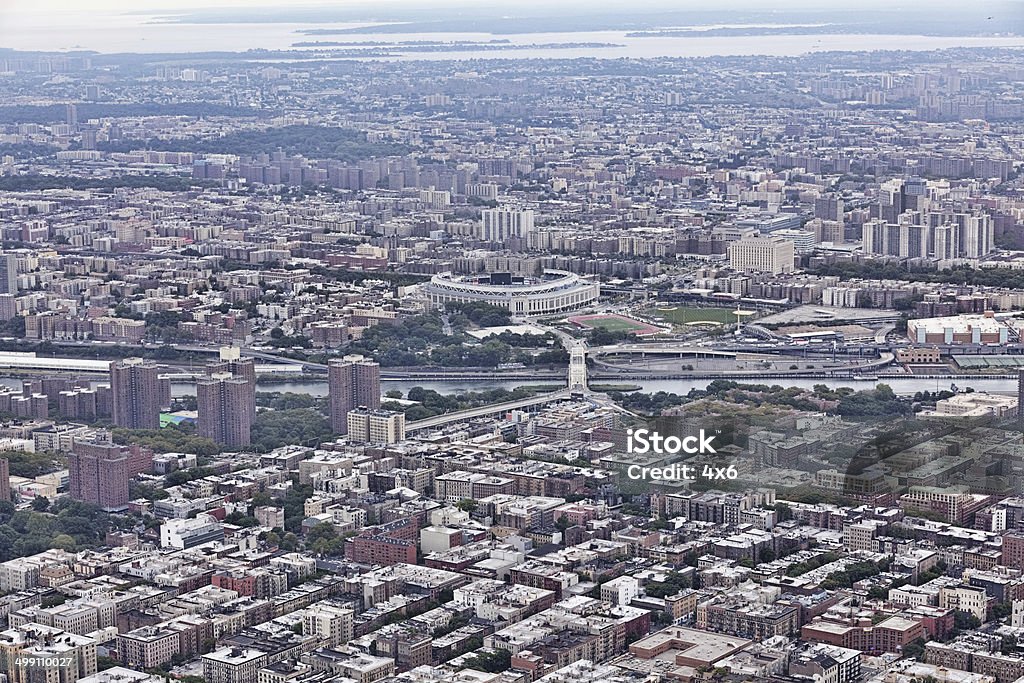 Luftbild von New York City - Lizenzfrei Ansicht aus erhöhter Perspektive Stock-Foto