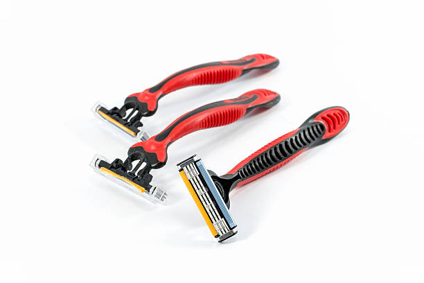istock Three of shaving razor isolated 499110423