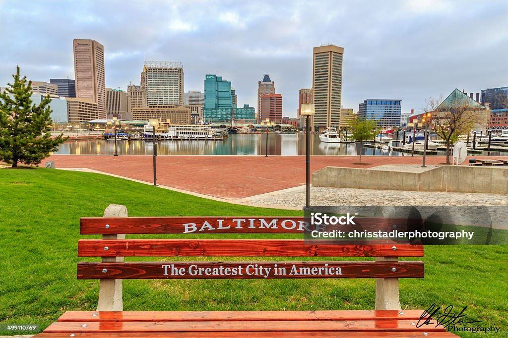 Baltimore The Greatest City In America This is an early morning shot of Baltimore's Inner harbor thru my eyes. Baltimore - Maryland Stock Photo