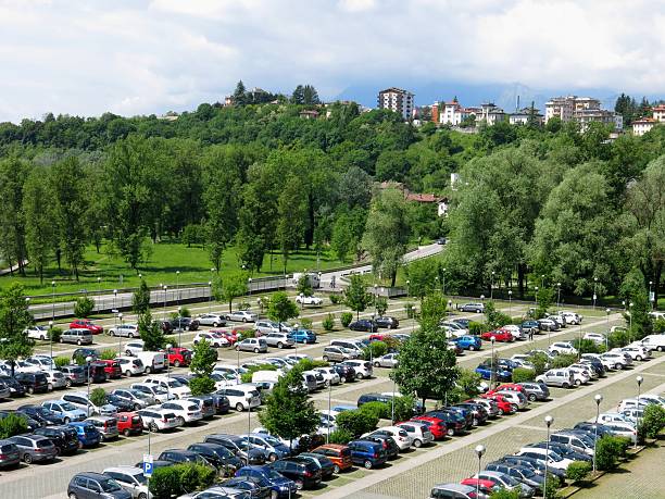 istock Aerial Parking Lot Outdoors 499111131