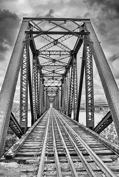 istock Steel railway trestle 499111667