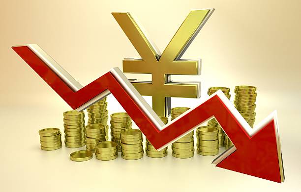 istock currency collapse - Japanese Yen 499114417