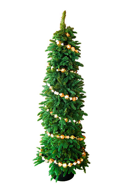 istock Geomatric decorated christmas tree 499121208