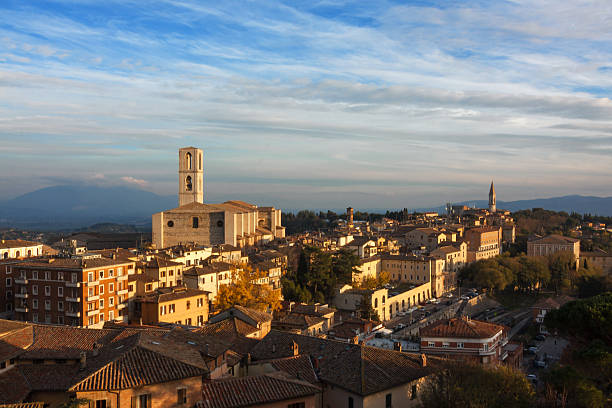 istock Panoramic view of Perugia - Italy 499121298