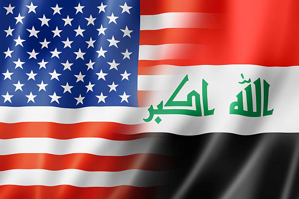 istock USA and Iraq flag 499121670