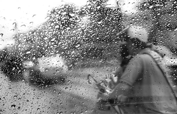 istock Heavy rush hour traffic in the rain. 499122084