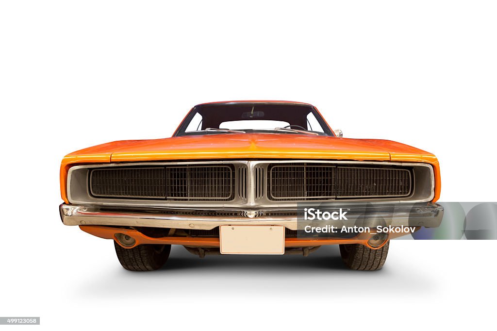 Dodge Charger 1969. Dodge Charger 1969 isolated on white. Sports Car Stock Photo