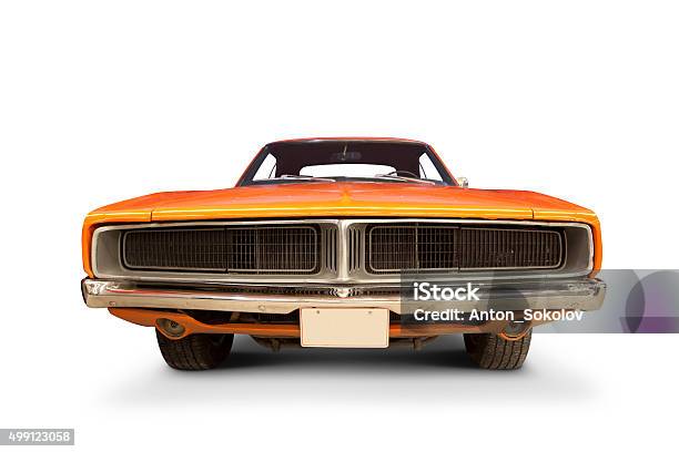Dodge Charger 1969 Stock Photo - Download Image Now - Sports Car, Orange Color, Collector's Car