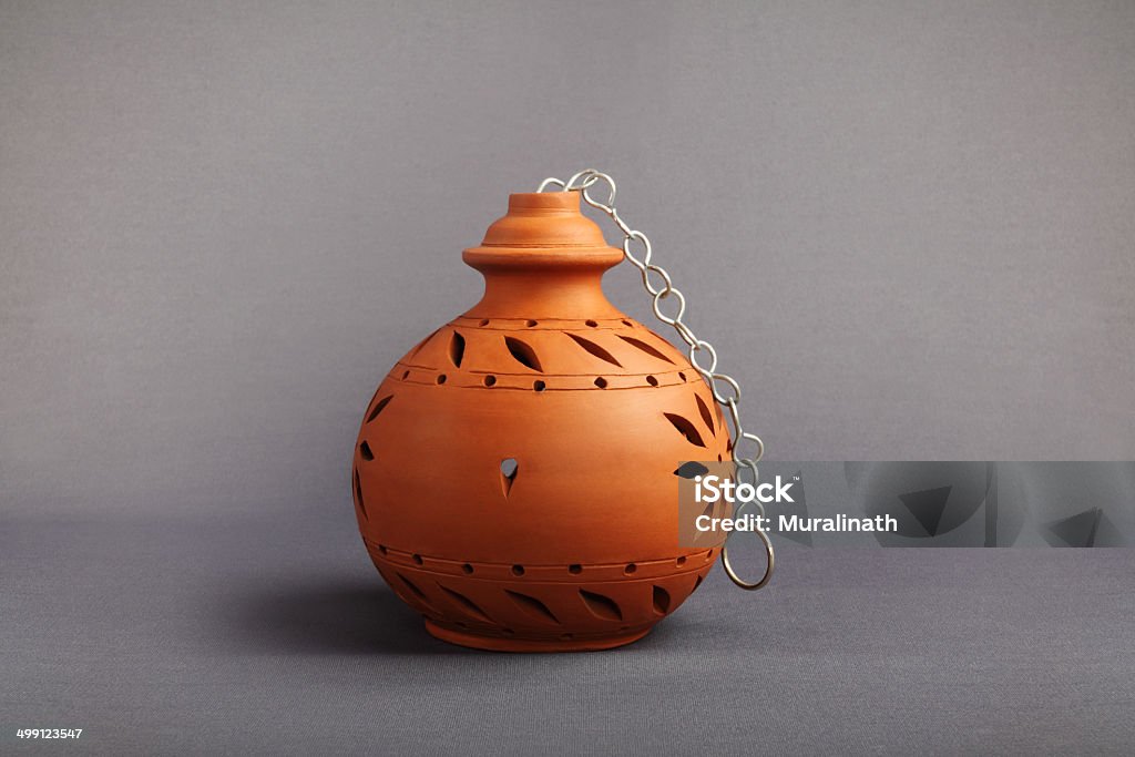 Indian feitos à mão lâmpada de Barro - Royalty-free Arte Foto de stock