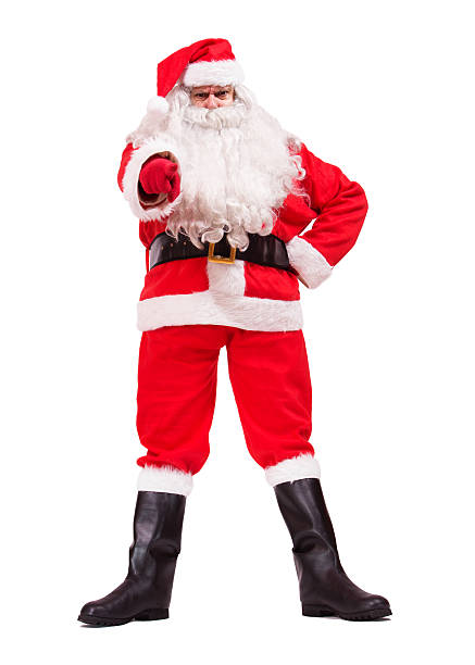 istock Santa Claus pointing his finger ahead 499123620