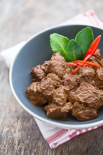 Photo of Beef Rendang, indonesian food