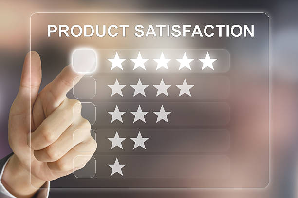 istock business hand pushing product satisfaction on virtual screen 499128100