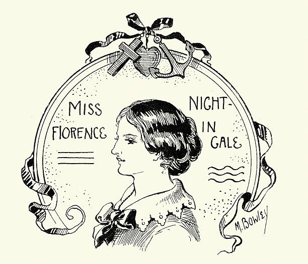 ilustraciones, imágenes clip art, dibujos animados e iconos de stock de florence nightingale - florence nightingale