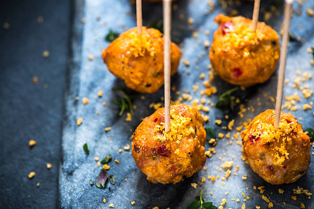 istock Sticky Asian-Style Chicken Lollipops 499130940