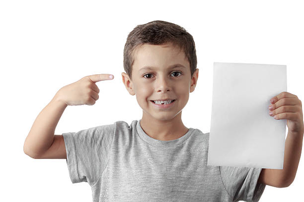istock child with a white board isolated on white background 499132336