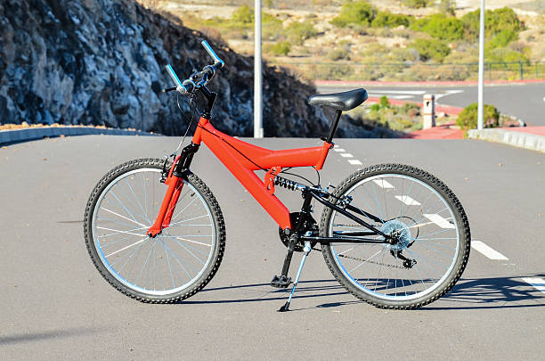 istock Full Suspension Mountain Bike 499133644