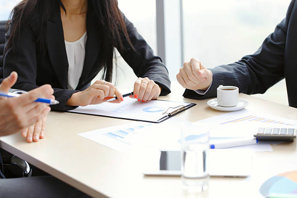 istock Business people on meeting 499146684