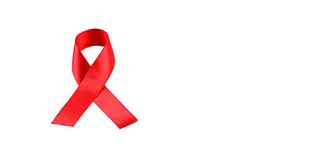 istock Aids Awareness Red Ribbon on white background. 499147042