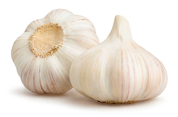 garlic garlic isolated garlic stock pictures, royalty-free photos & images