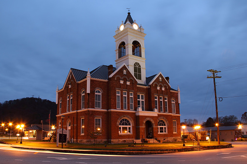 Historic Union County Courthouse in Blairsville, Georgia