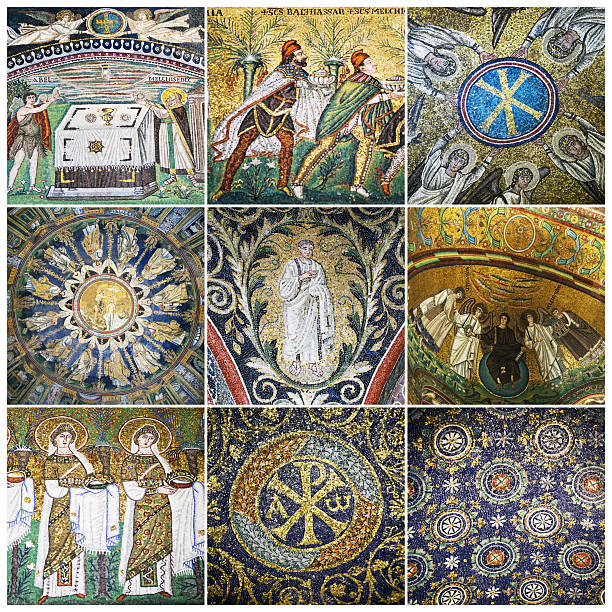 mosaiken von ravenna, italien - indoors church emilia romagna europe stock-fotos und bilder