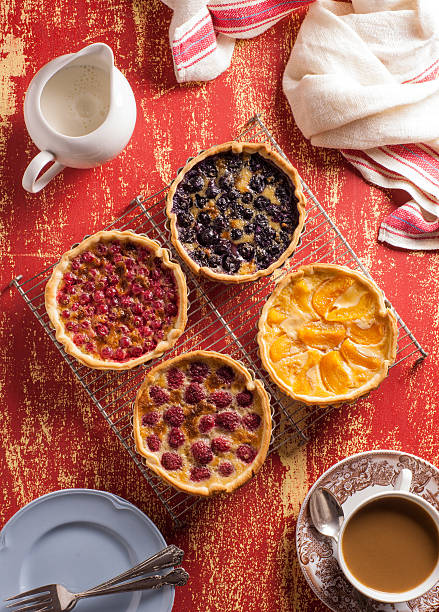 Little Fruit Custard Pies