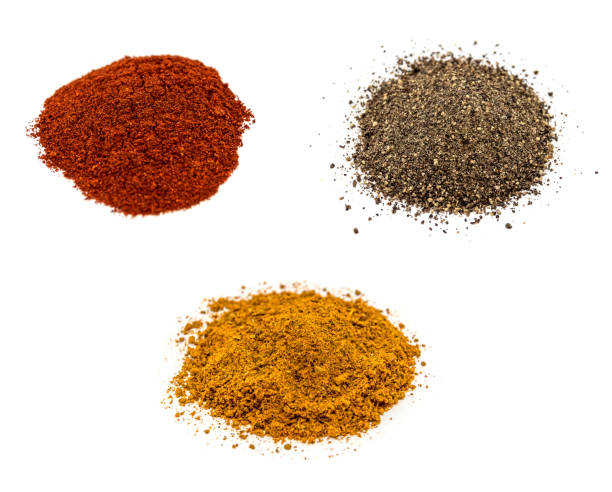 istock Seasonings and spices on a white background 499154516