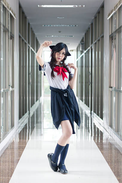 istock Asian school girl 499154932