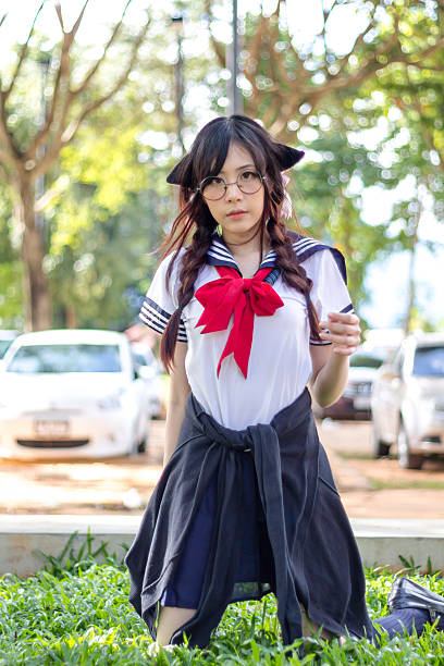 istock Asian school girl 499155300