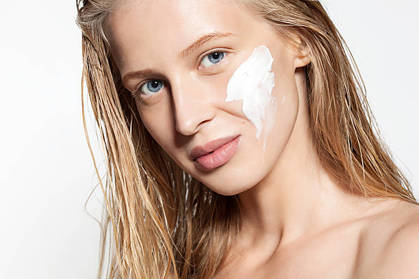 istock Woman with moisturizing cream 499158860
