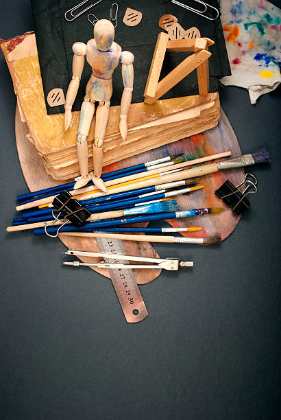 istock Ambience of art workplace. 499159006