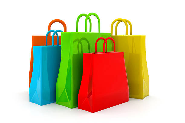 istock Colourful Shopping bags 499170557