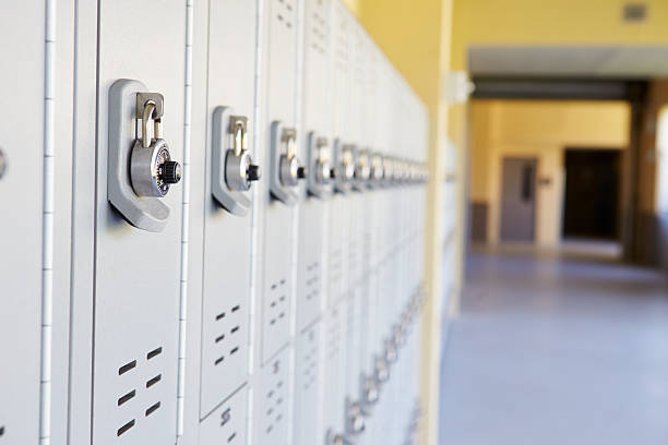 istock Close Up Of Student Lockers In High School 499170935