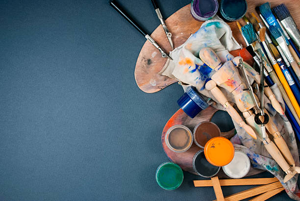 istock Ambience of art workplace. 499171738