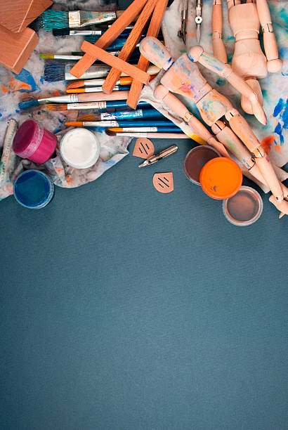 istock Ambience of art workplace. 499172054