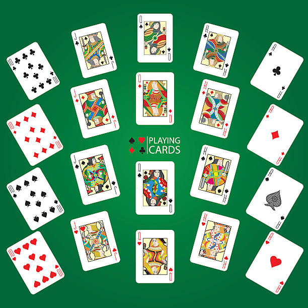 istock Set of playing cards vector: Ten, Jack, Queen, King, Ace 499172158